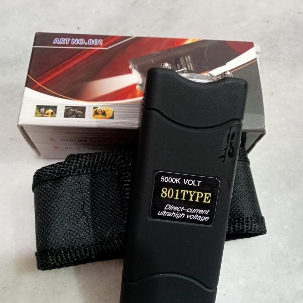 Self Defence Electric Shock And LED Flashlight With Extra Carry Bag