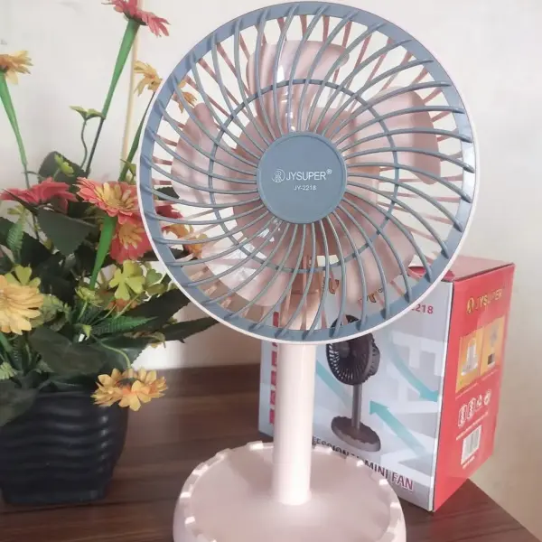 JY Super JY-2218 - Best Rechargeable Desk Mini Fan