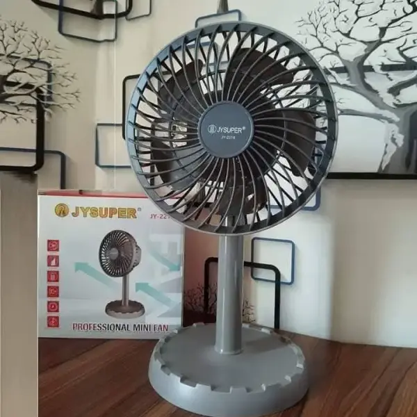 JY Super JY-2218 - Best Rechargeable Desk Mini Fan