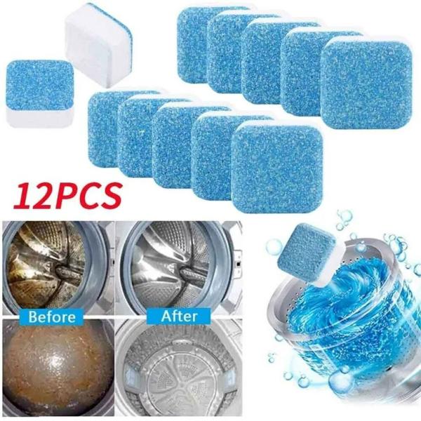 Washing Machine Cleaner Tablets 1 Box (12 pis )